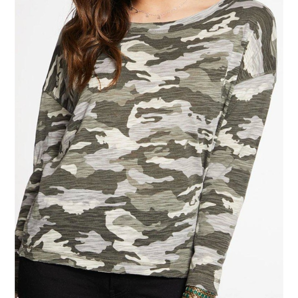 CHASER Camo Long Sleeve Tee